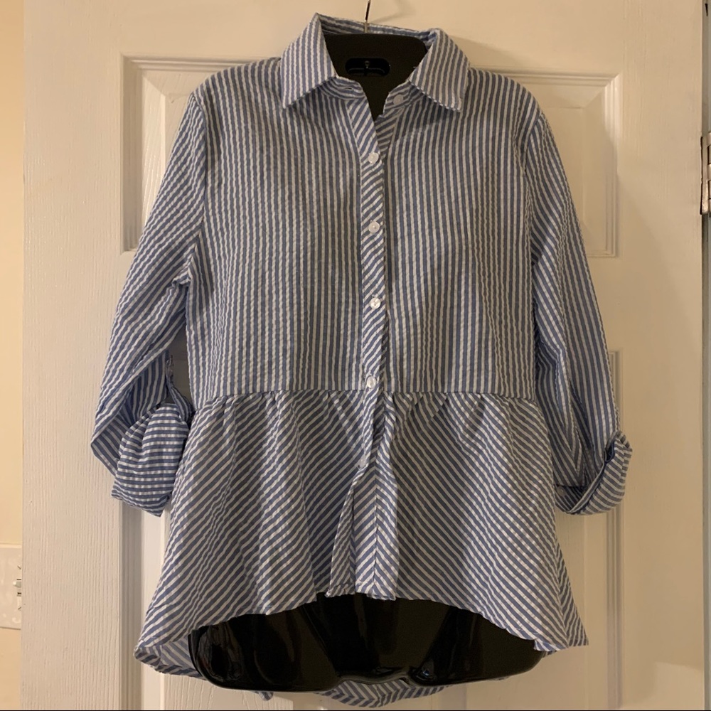 Passport Peplum Blouse